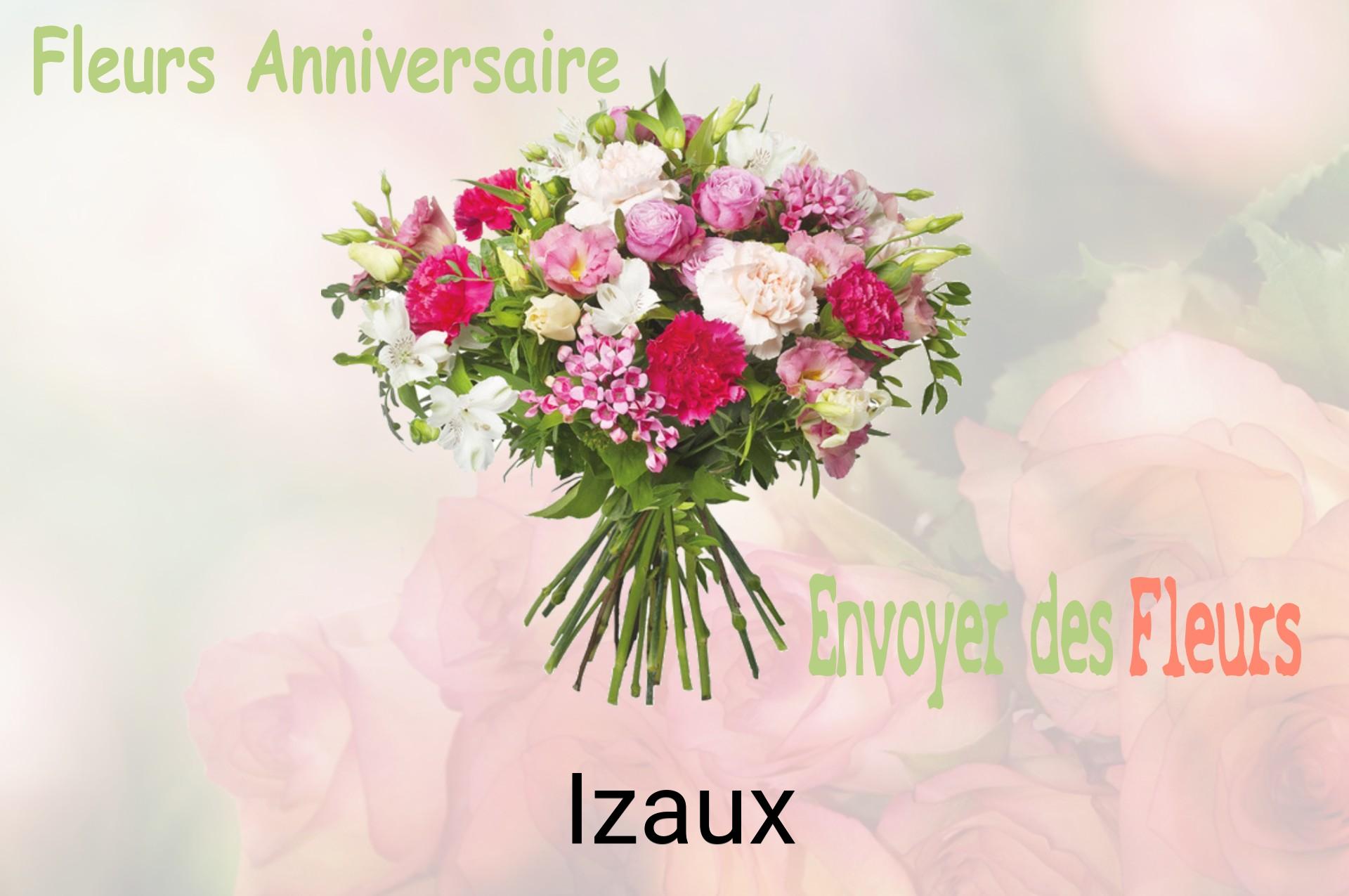 Bouquet de fleurs d’anniversaire livré à Izaux